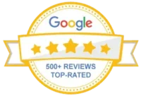 Google 500+ Reviews Top-Rated
